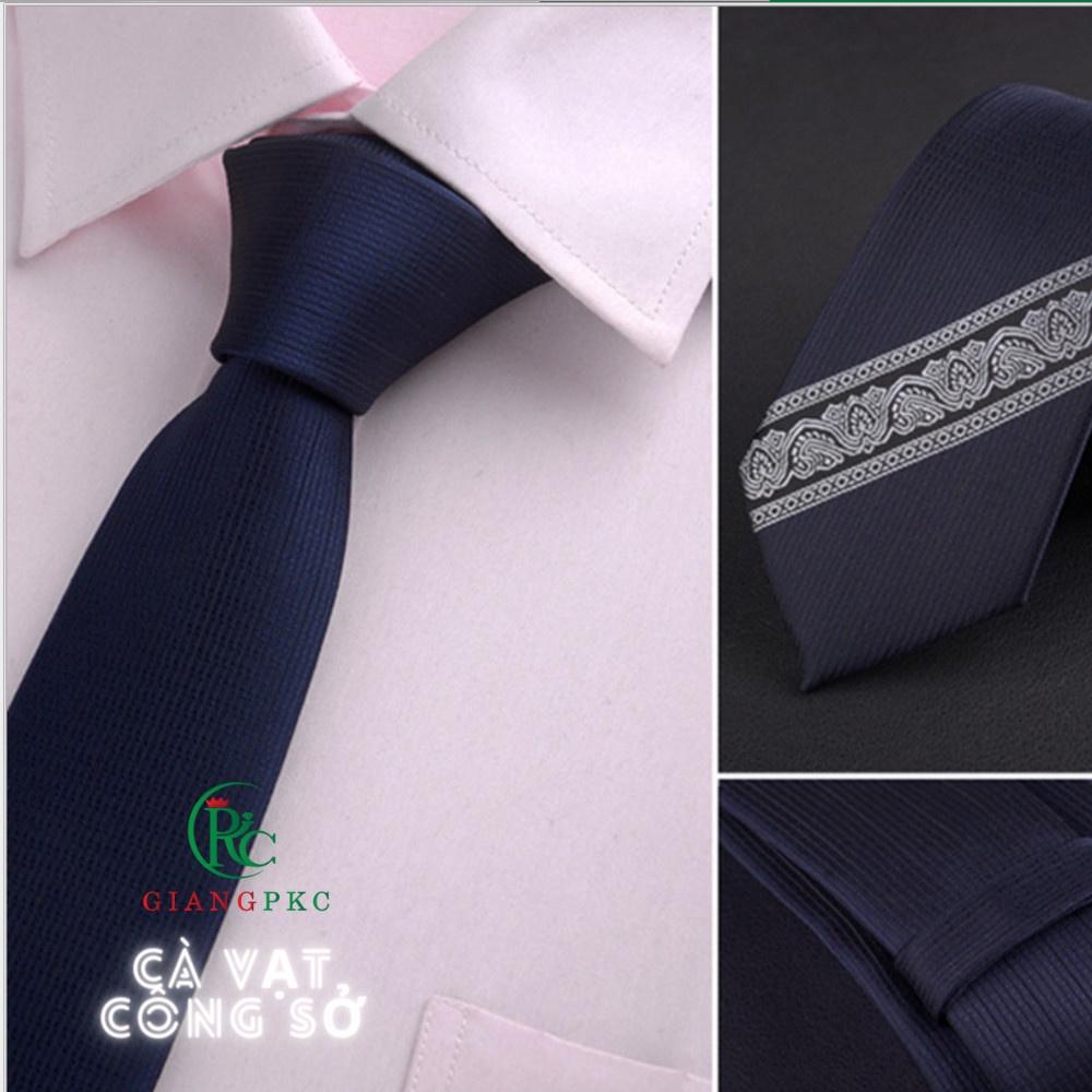 Cà vạt nam 6cm cao cấp vẽ dành cho công sở hoặc chú rể chụp hình cưới GIangpkc VCV2021