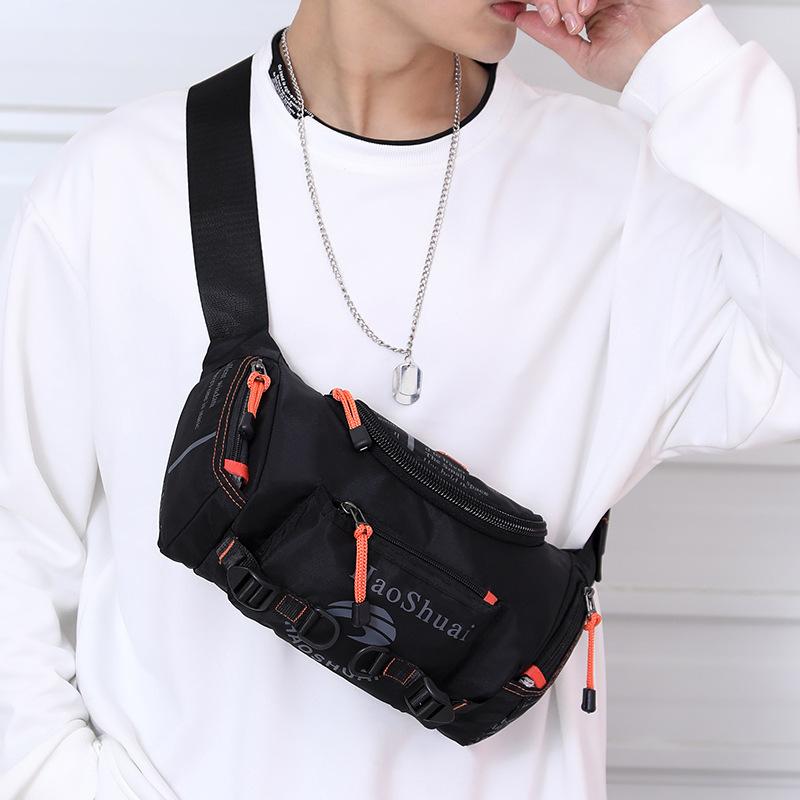Nylon Chống Thấm Nước Nam Eo Gói Hông Nữ Cổ Túi Đeo Ngực Nam Công Suất Lớn Du Lịch Bum Sling Ngực Eo Túi
