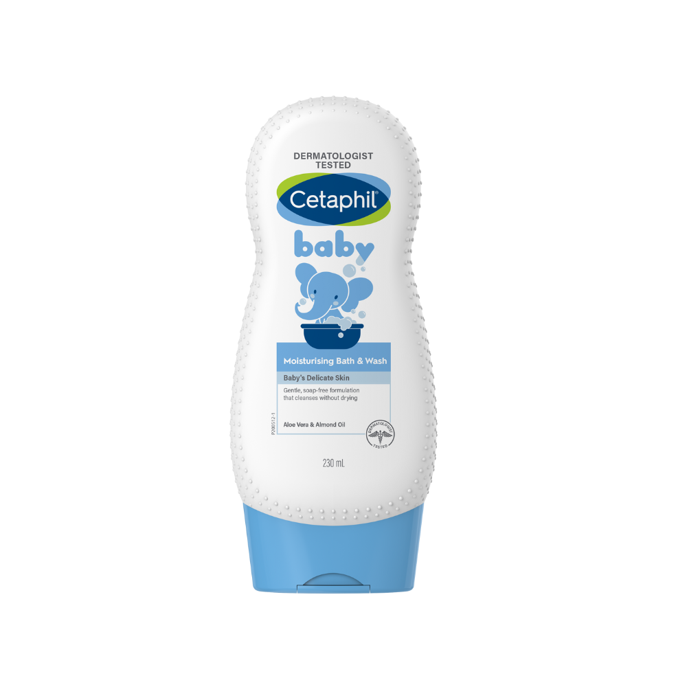 Sữa tắm dưỡng ẩm dịu lành cho bé Cetaphil Baby Moisturizing Bath & Wash 230ml