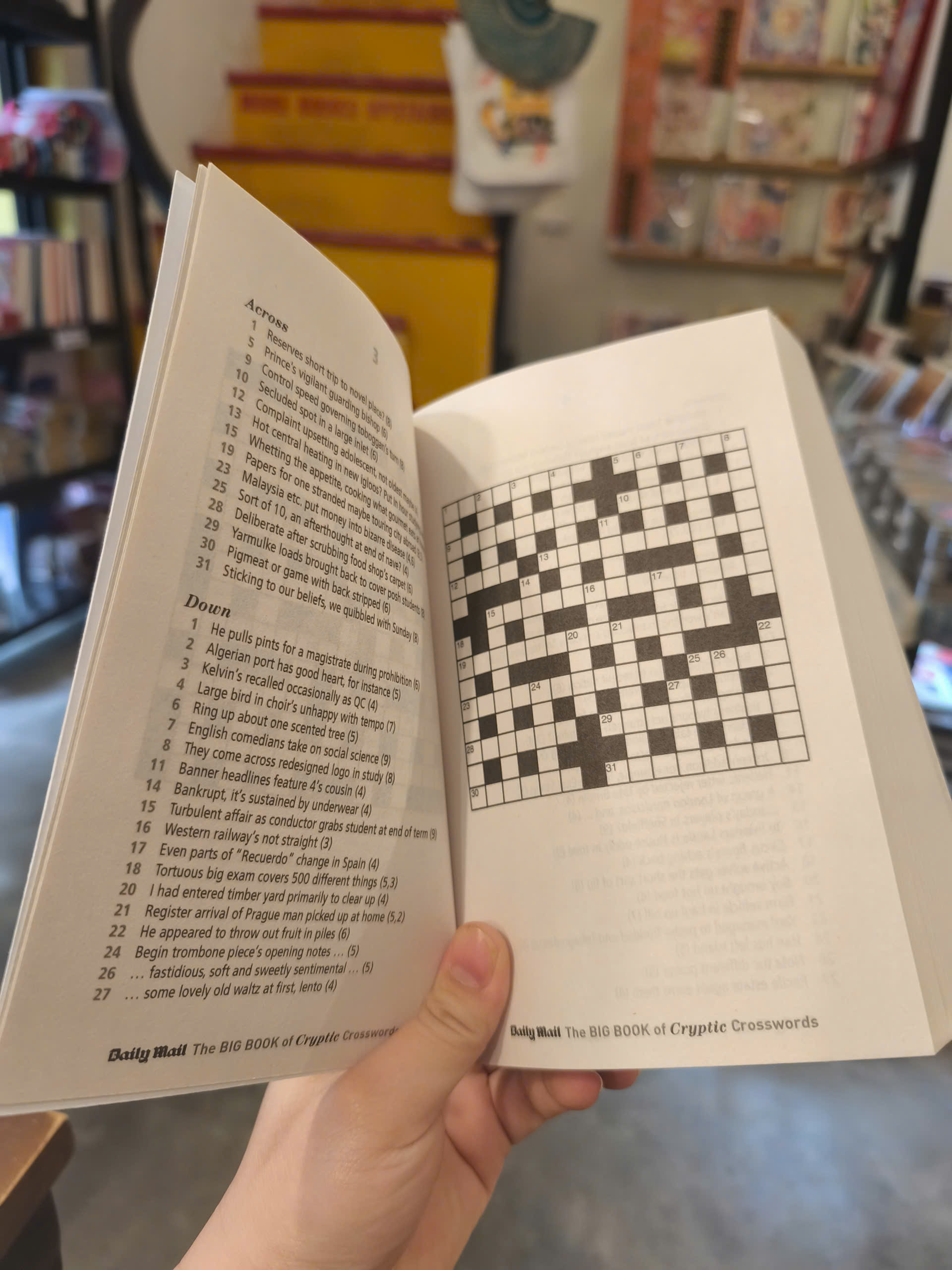 Sách - Big Book of Cryptic Crosswords 8 | Games / Ngoại văn Nhập khẩu UK / Trò chơi ô chữ giải trí