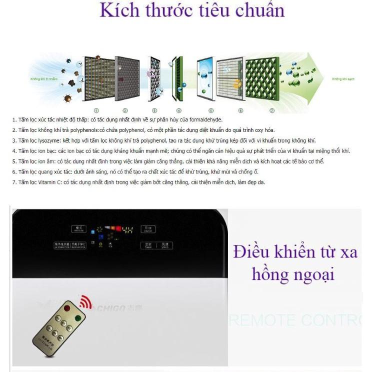 Máy lọc không khí và khử mùi CHIGO màn hình LCD có remote 2019 KJF210-C01 - ShopToro - AsiaMart