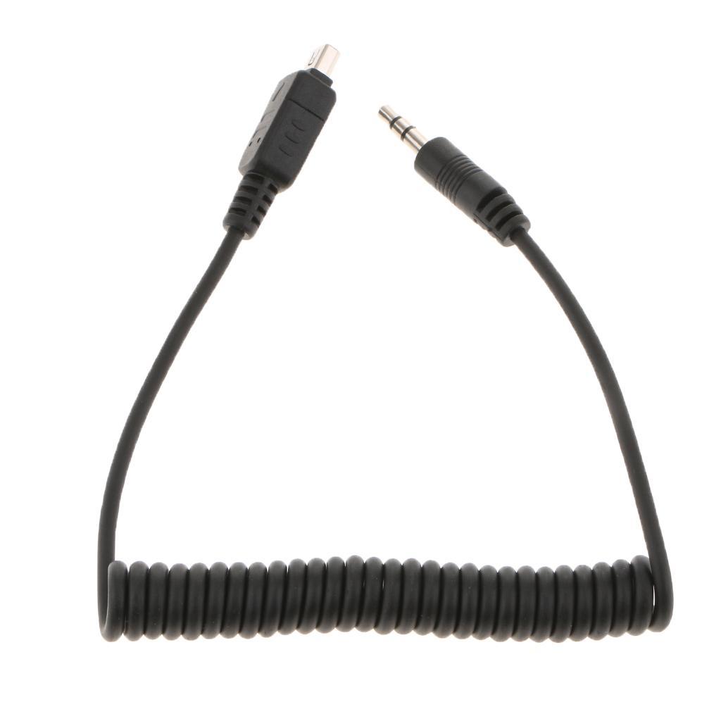 Shutter Release Cable Cord Timer Wire for E-M5 Mark II 3.5mm