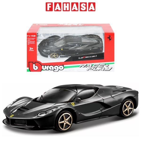 Đồ Chơi Mô Hình Xe Ferrari R &amp; P-LaFerrari Tỉ Lệ 1:43 - Bburago 31137BLA/18-36100 - Màu Đen