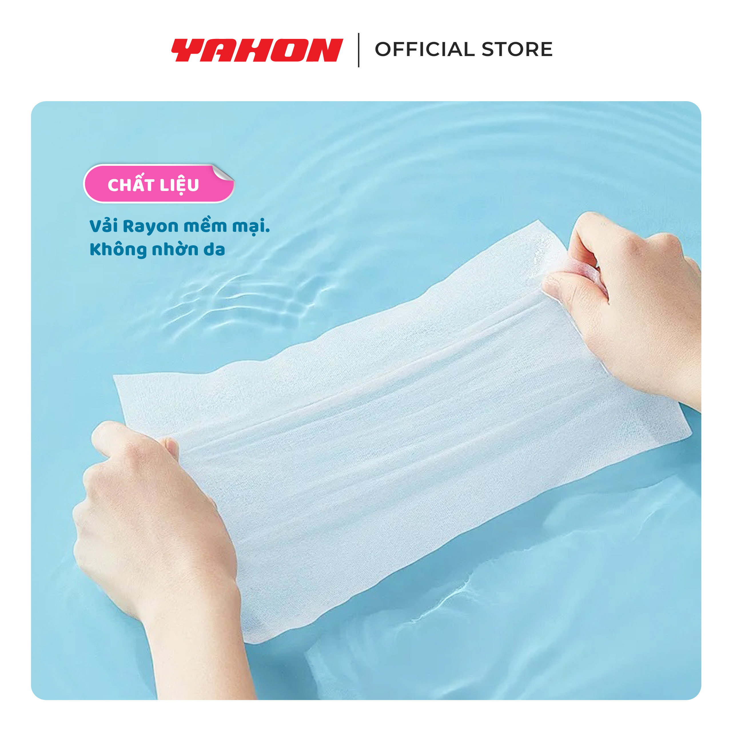 Combo Khăn Giấy Khô Em Bé BABYHOOD 100 Miếng/Bao