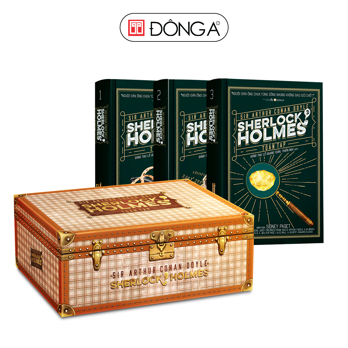 Sherlock Holmes Toàn Tập 3 Tập - Hộp Ngang Bìa Cứngtái Bản
