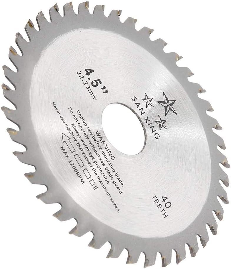 115mm với 40 răng, Đĩa mài 115mm để cắt gỗ, Đĩa cắt gỗ cho máy mài góc, Đường kính trong 22,2mm