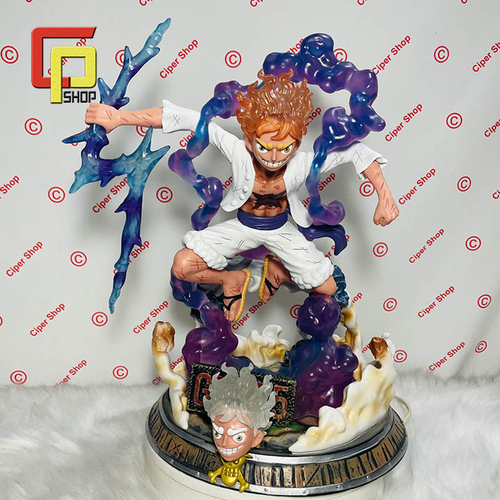 Mô hình Luffy Gera 5 chiến đấu - Figure Luffy Gear 5 - Mô hình One Piece