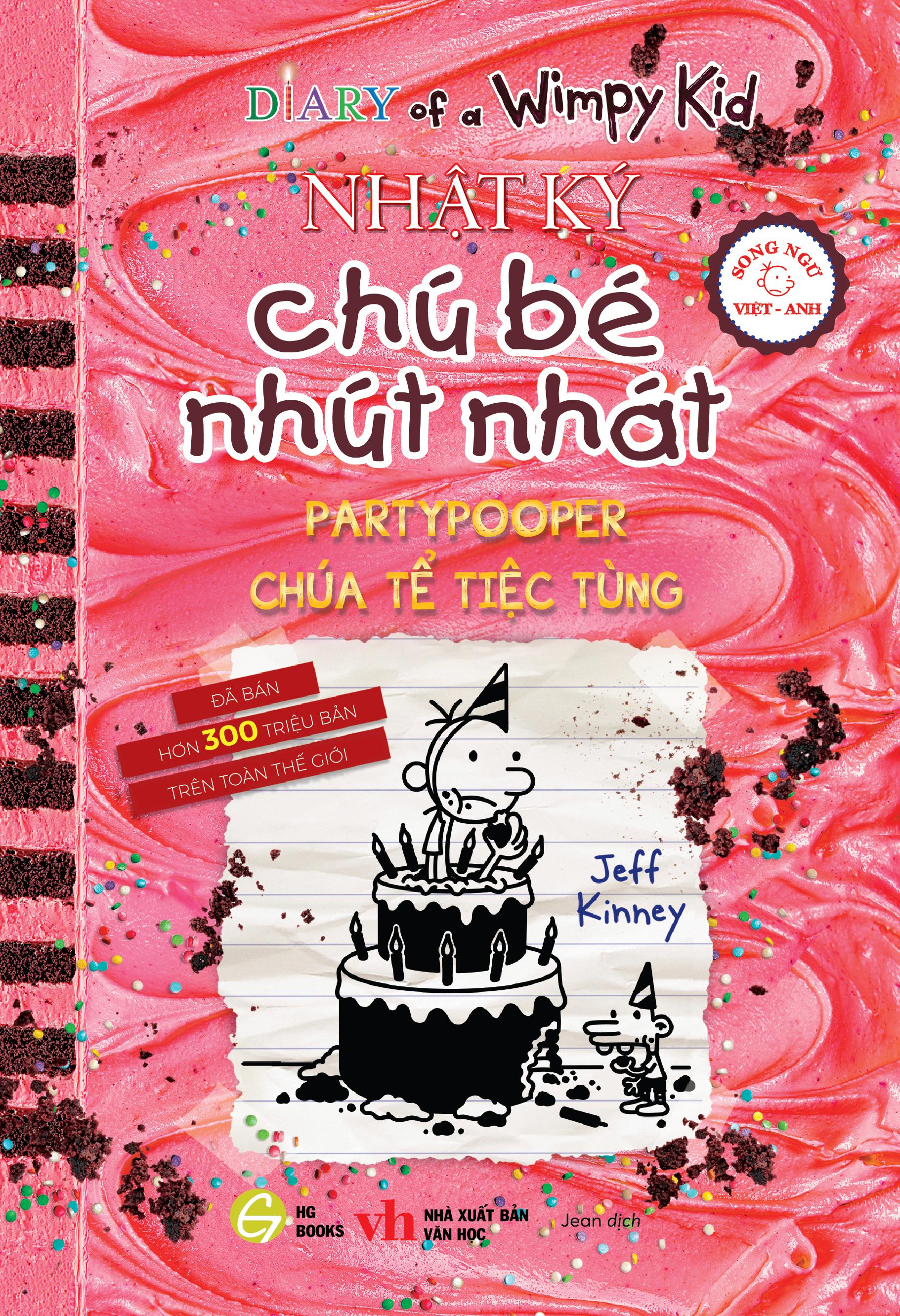 Sách - Diary Of A Wimpy Kid - Nhật Ký Chú Bé Nhút Nhát - Tập 20 - Chúa Tể Tiệc Tùng - Partypooper (Song Ngữ Việt-Anh)