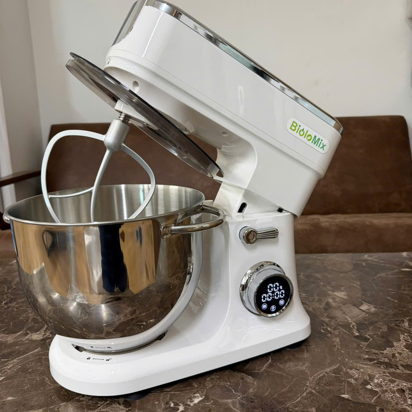 Máy trộn bột, xay thịt, nhồi xúc xích 6 trong 1 thương hiệu Mỹ cao cấp Biolomix BM606EG - Hàng Nhập Khẩu