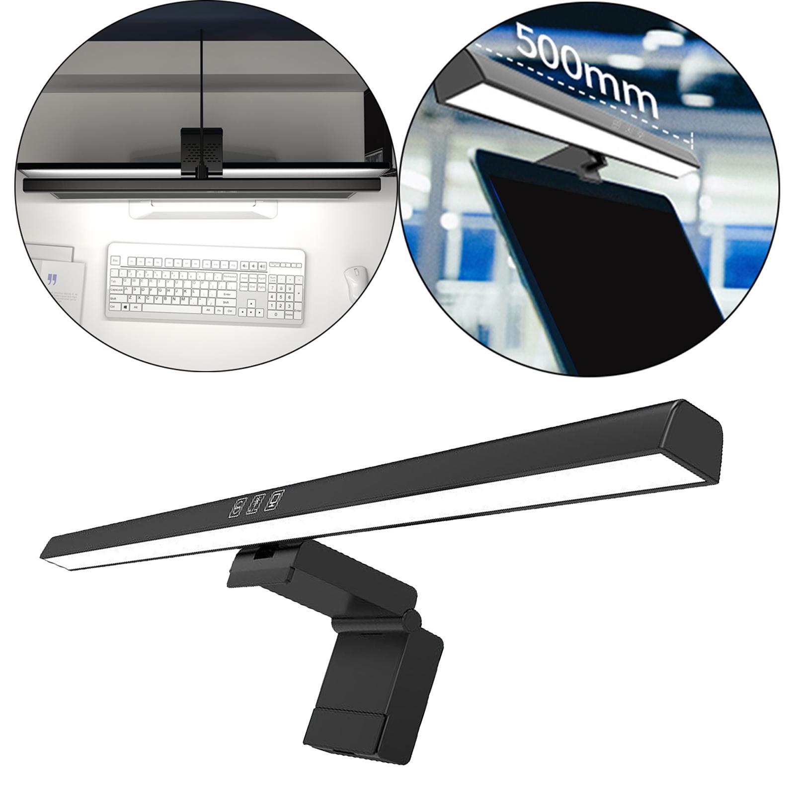Computer Monitor Light Bar Reading LED Task Lamp Black