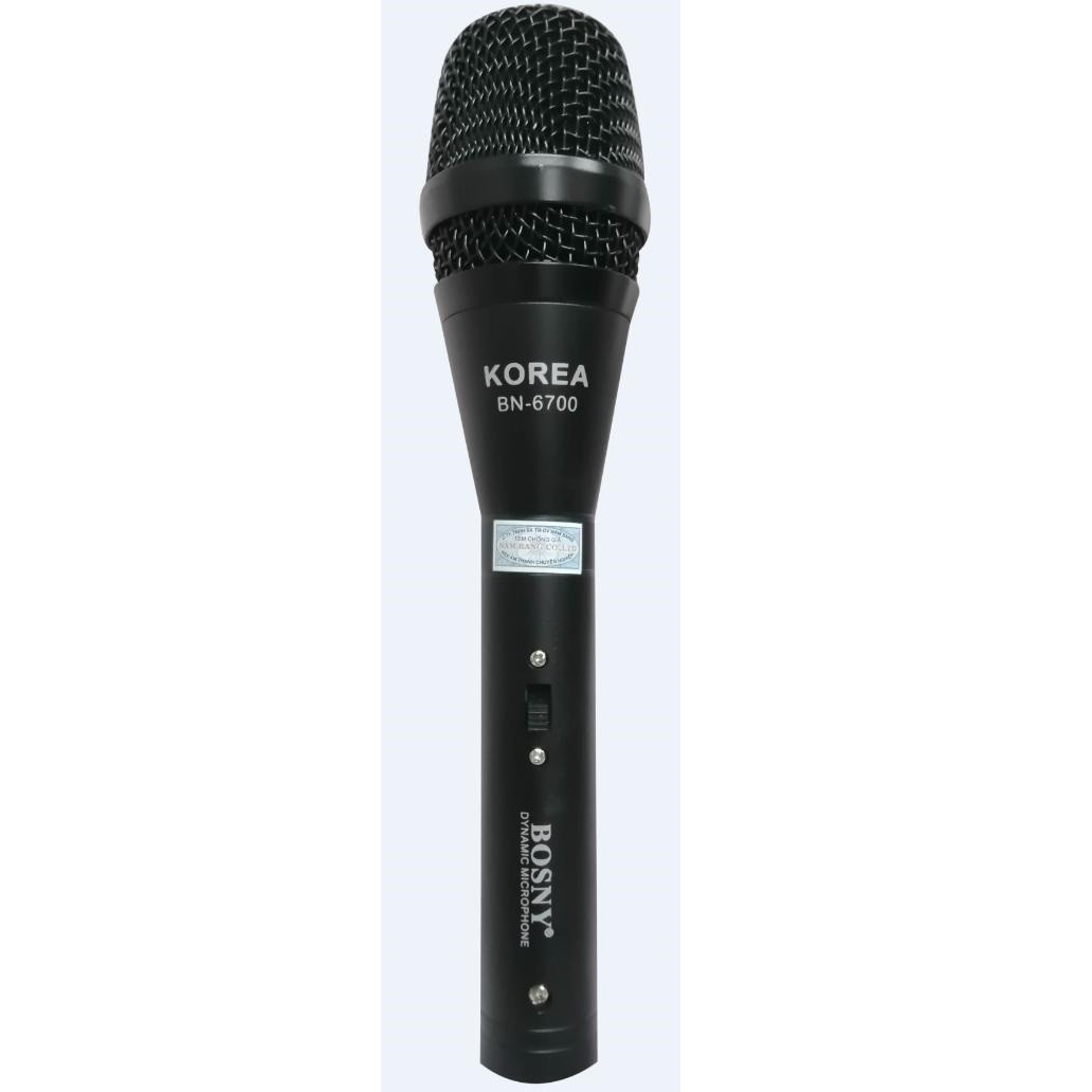 MICRO CÓ DÂY HÁT KARAOKE BOSNY BN-6700 - HÀNG CHÍNH HÃNG