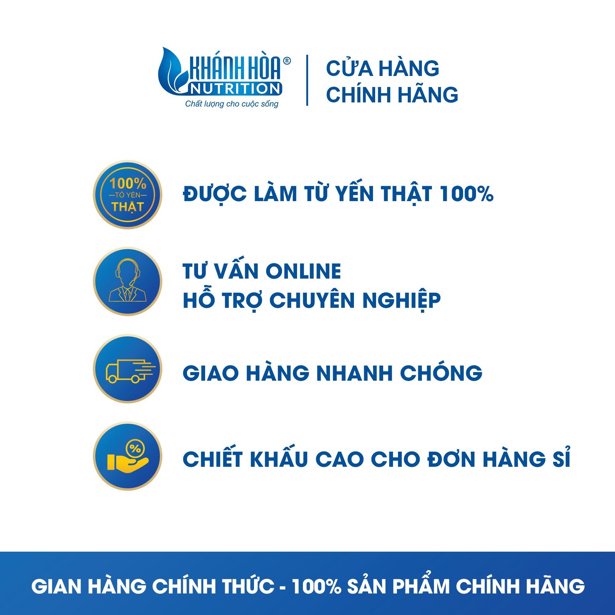 Tổ Yến 25% Chưng Đường Phèn Cao Cấp Khánh Hòa Nutrition - Lọ 70ml