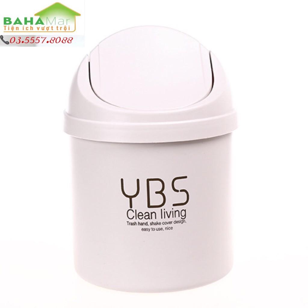 HỘP RÁC MINI ĐỂ BÀN &quot;BAHAMAR&quot; tiện để bàn nước, bàn làm việc. rất nhỏ gọn sạch sẽ và tiện sử dụng