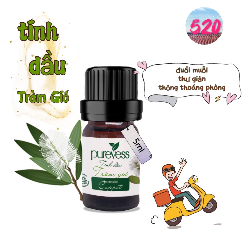 Combo 4 chai Tinh dầu xua đuổi muỗi, côn trùng Purevess