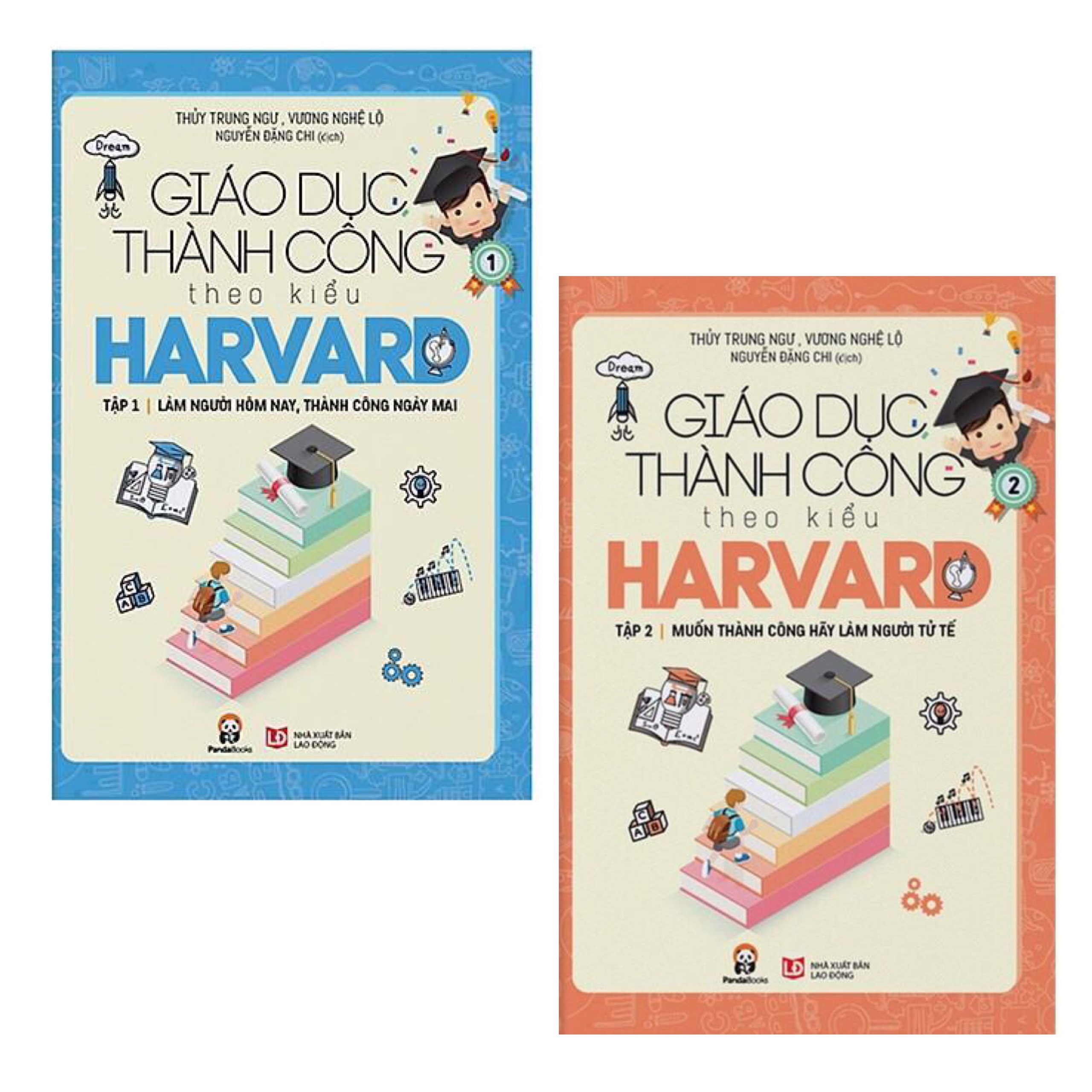 Combo Sách Kỹ Năng Phát Triển Bản Thân Cho Con Trẻ: Giáo Dục Thành Công Theo Kiểu Harvard (2 Tập) / Nuôi Dưỡng Tinh Thần Con Trẻ, Đáp Ứng Nhu Cầu Tâm Lý Của Trẻ Trong Quá Trình Trưởng Thành