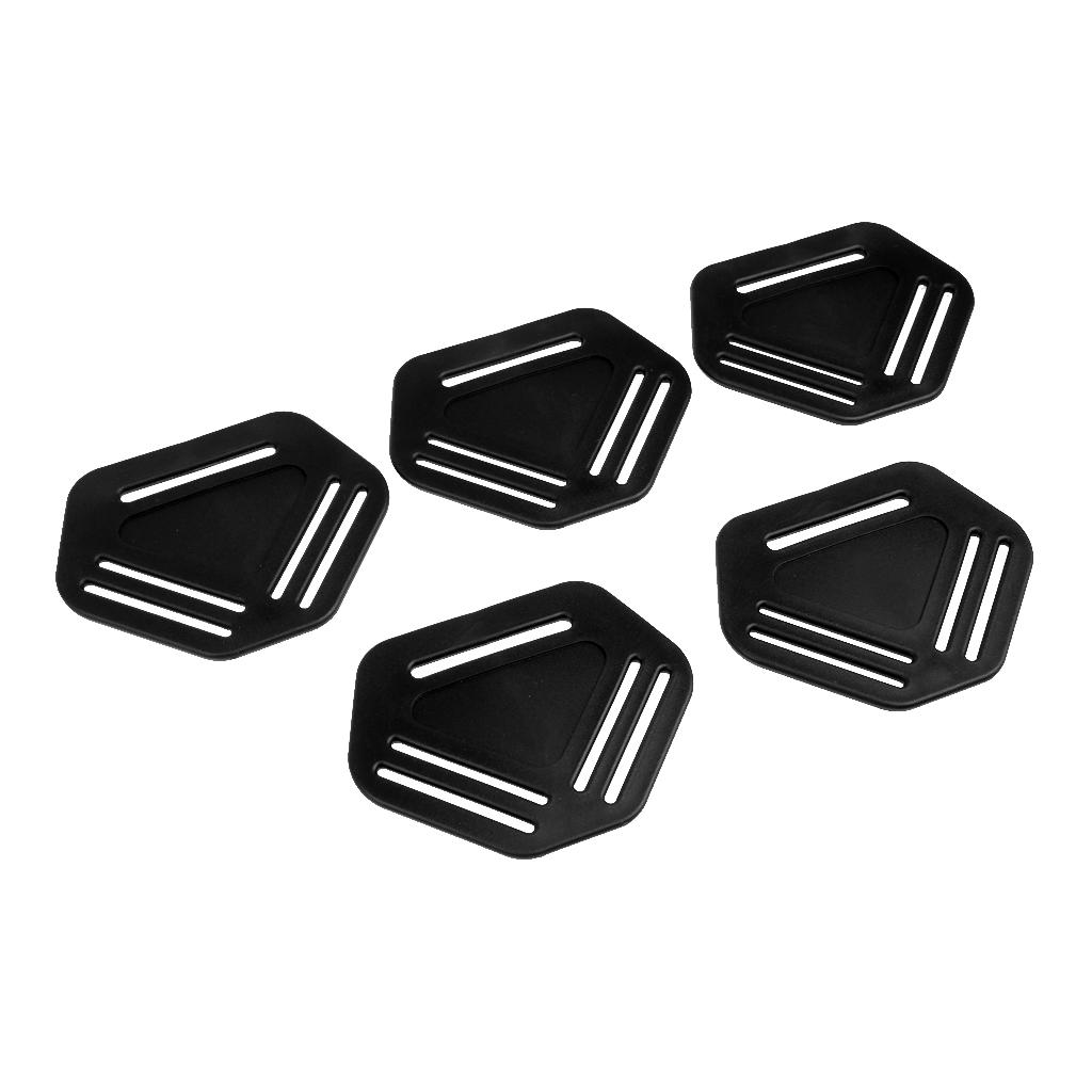 Pack of 5 Safety Belt Buckle Full Body Climbing Harness Splitter Plate