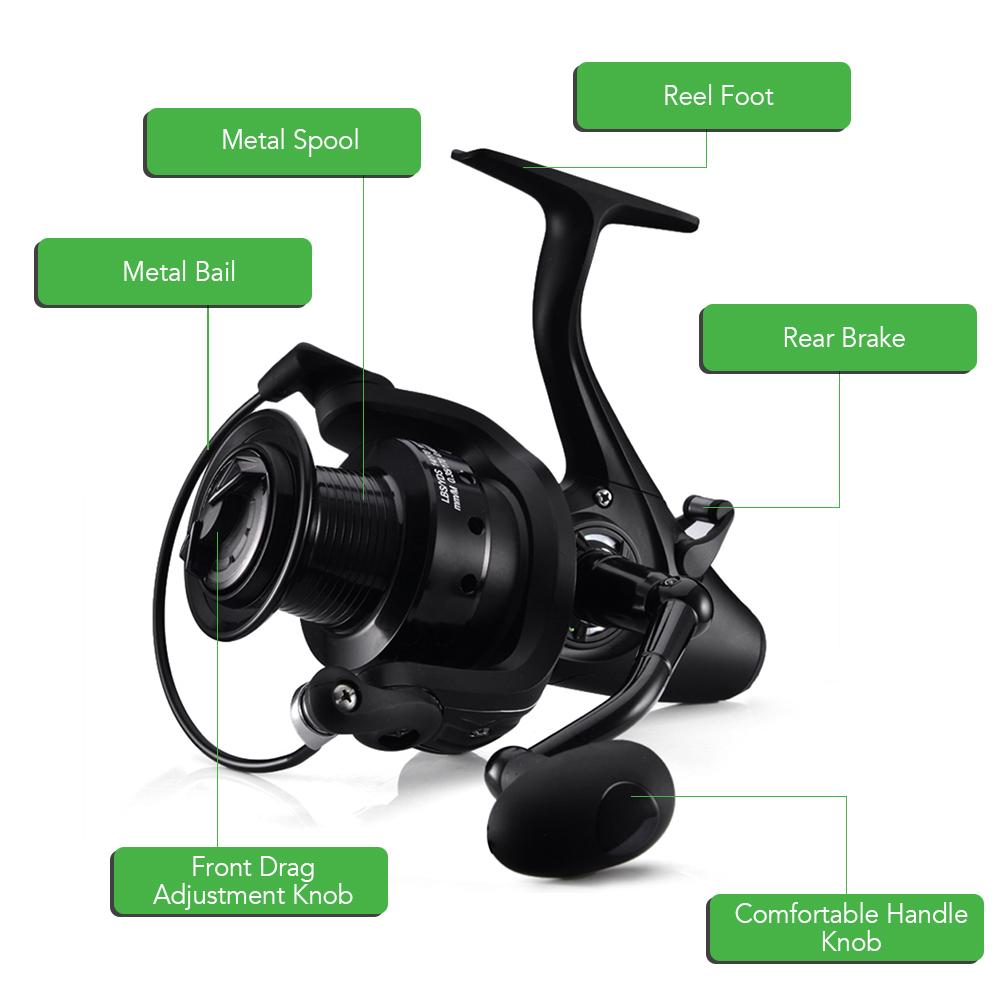 Cuộn câu quay câu cá tốc độ cao 12 + 1 BB, hoán đổi tay cầm, dùng cho câu cá chuyên nghiệp