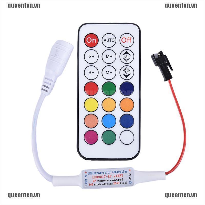 21Key RF LED Strip Light Remote Controller For WS2811/2812/1903 Strip Light QUVN