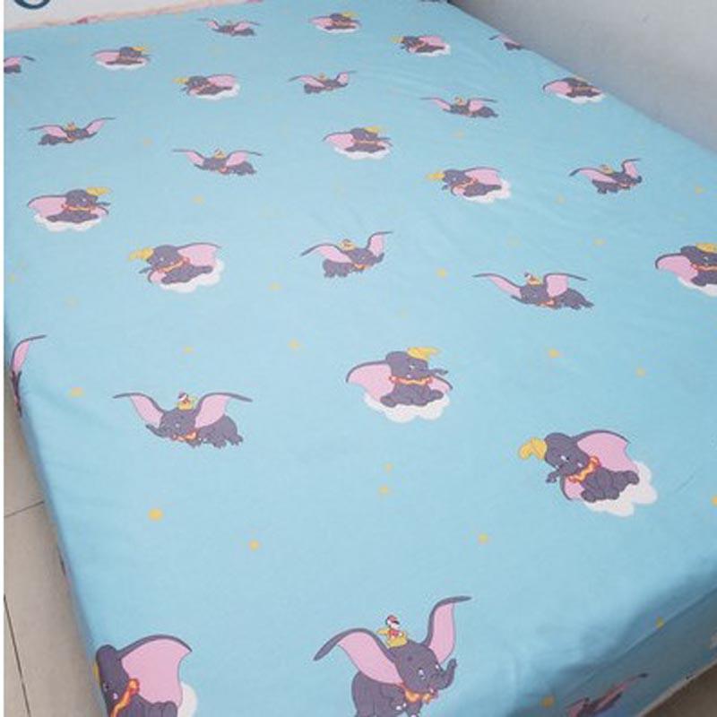 Vải may chăn ga áo gối,gối ôm khổ 2m35 hình chú voi
