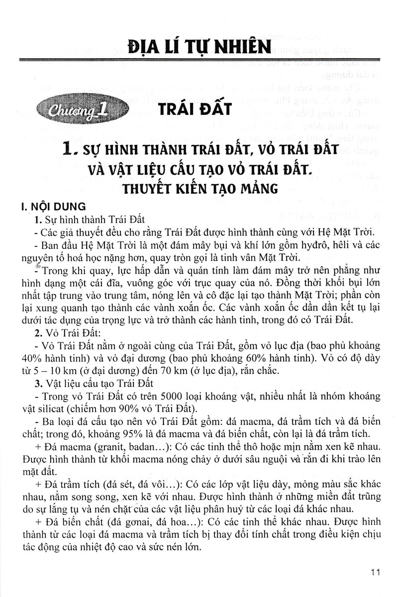 CÂU HỎI VÀ BÀI TẬP BỒI DƯỠNG HỌC SINH GIỎI ĐỊA LÍ LỚP 10 - HA