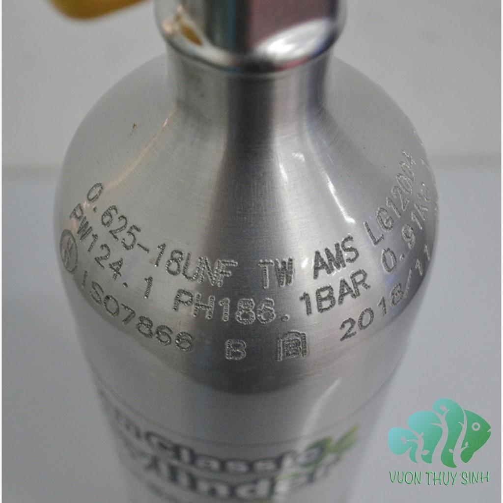 Bình CO2 nhôm TAIWAN 1L