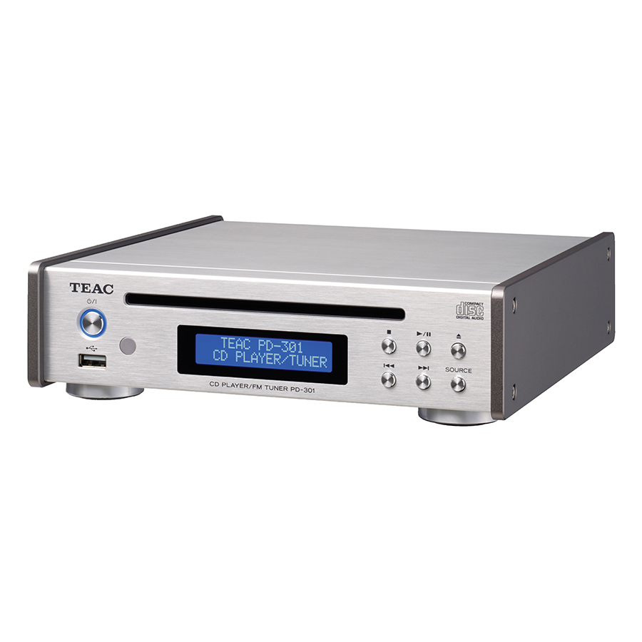 Đầu CD TEAC PD-301 - Bạc - Hàng Chính Hãng