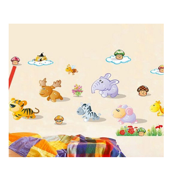 Decal dán tường vườn thú 23 EB178