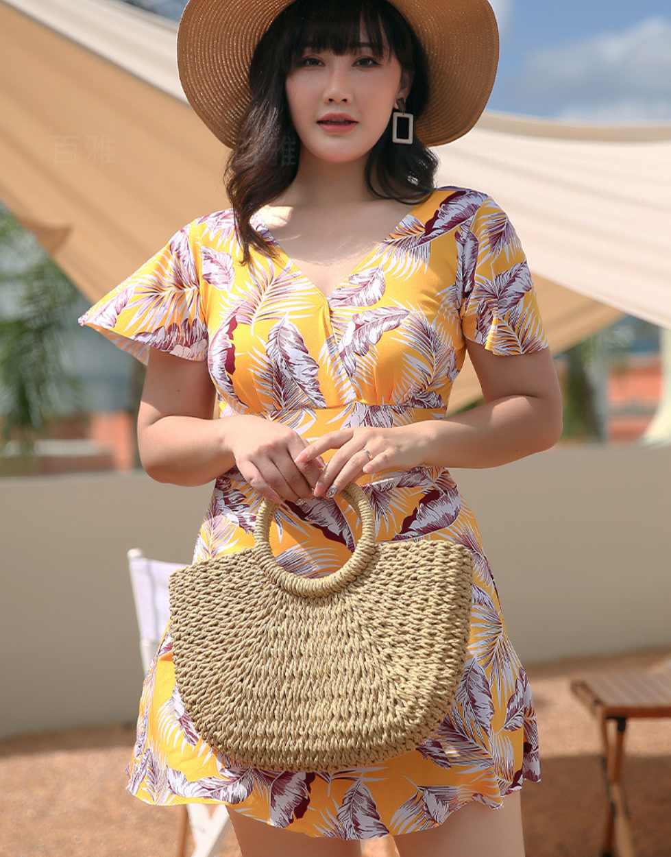 Đồ Bơi Nữ Một Mảnh Ôm Thân Tôn Dáng Có Size Lớn AT229 MayHomes Bigsize One-Piece Swimsuits