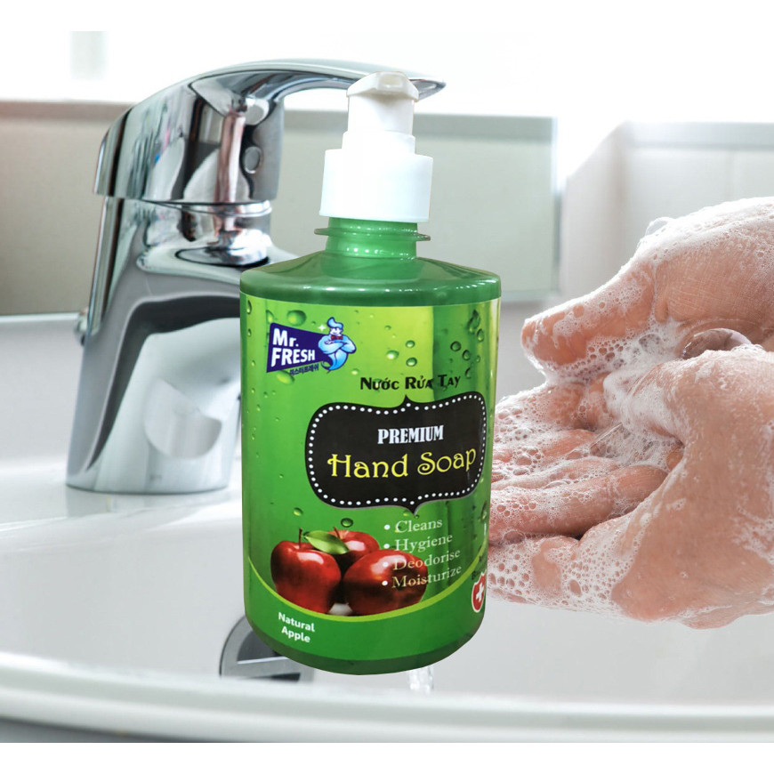 Nước rửa tay khử mùi Mr.Fresh 500ml Hương Táo mỹ
