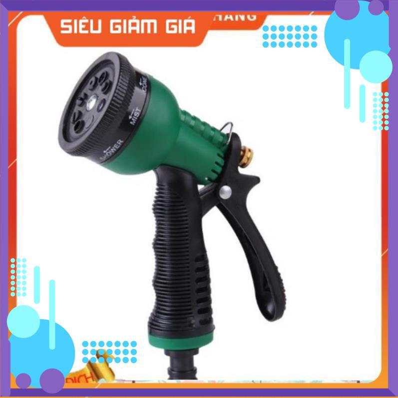 Vòi xịt rửa xe,Vòi phun nước tưới cây tăng áp thông minh 8 chế độ 815621-1