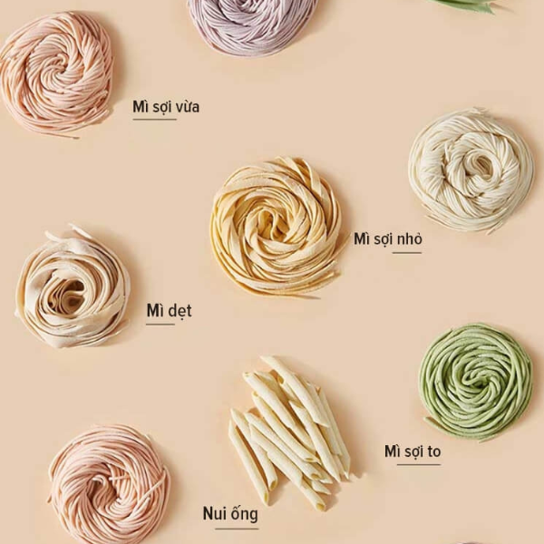 Máy Làm Mì Tự Động Joyoung Line M4-M511XL Cực Cute Tự Canh Chình Tỷ Lệ Bột Và Nước - Hàng Chính Hãng