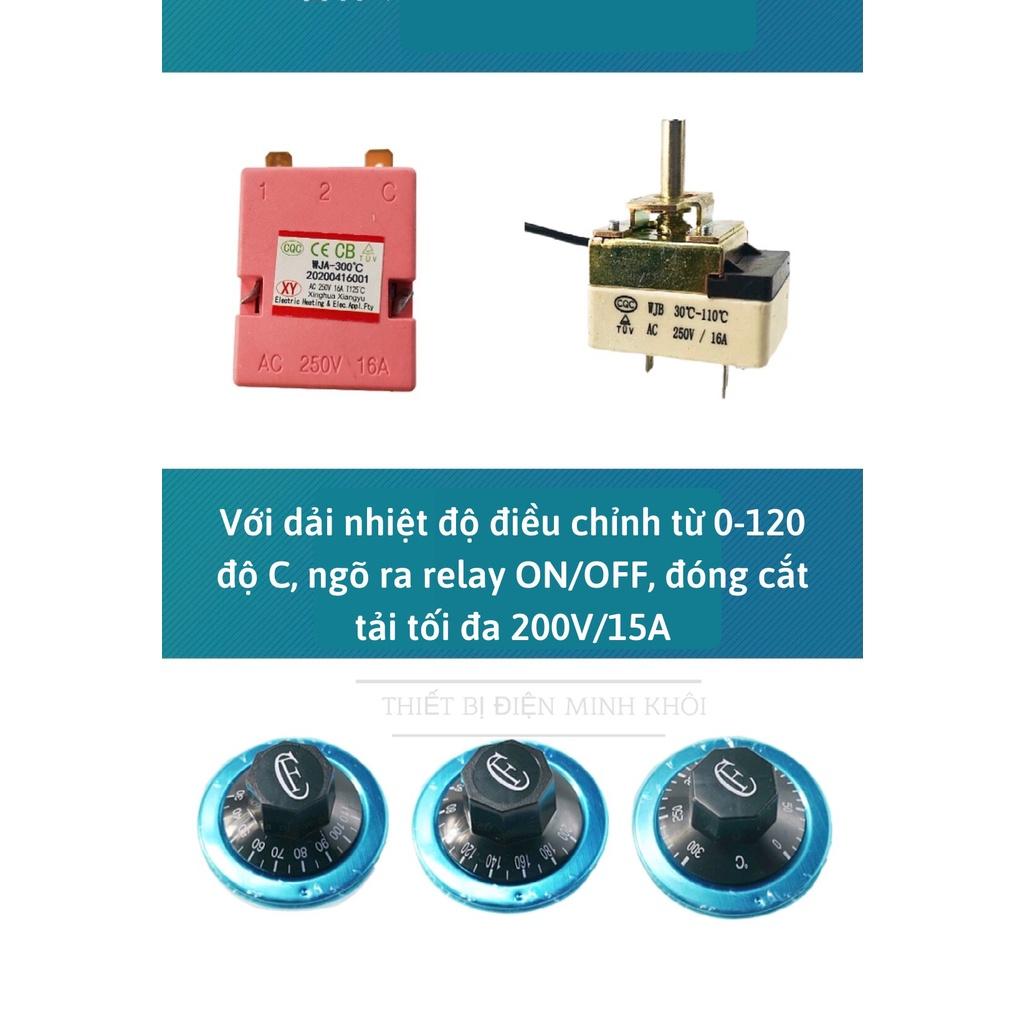 Rơ le nhiệt, chỉnh nhiệt độ nồi hơi,nồi phở,đun nước,rơ le điều chỉnh các loại