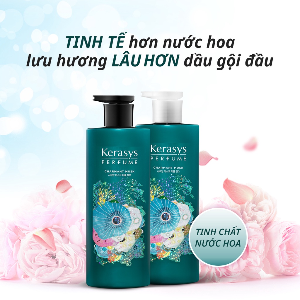 Dầu Xả Hương Nước Hoa Kerasys Perfume Charmant Musk 600ml