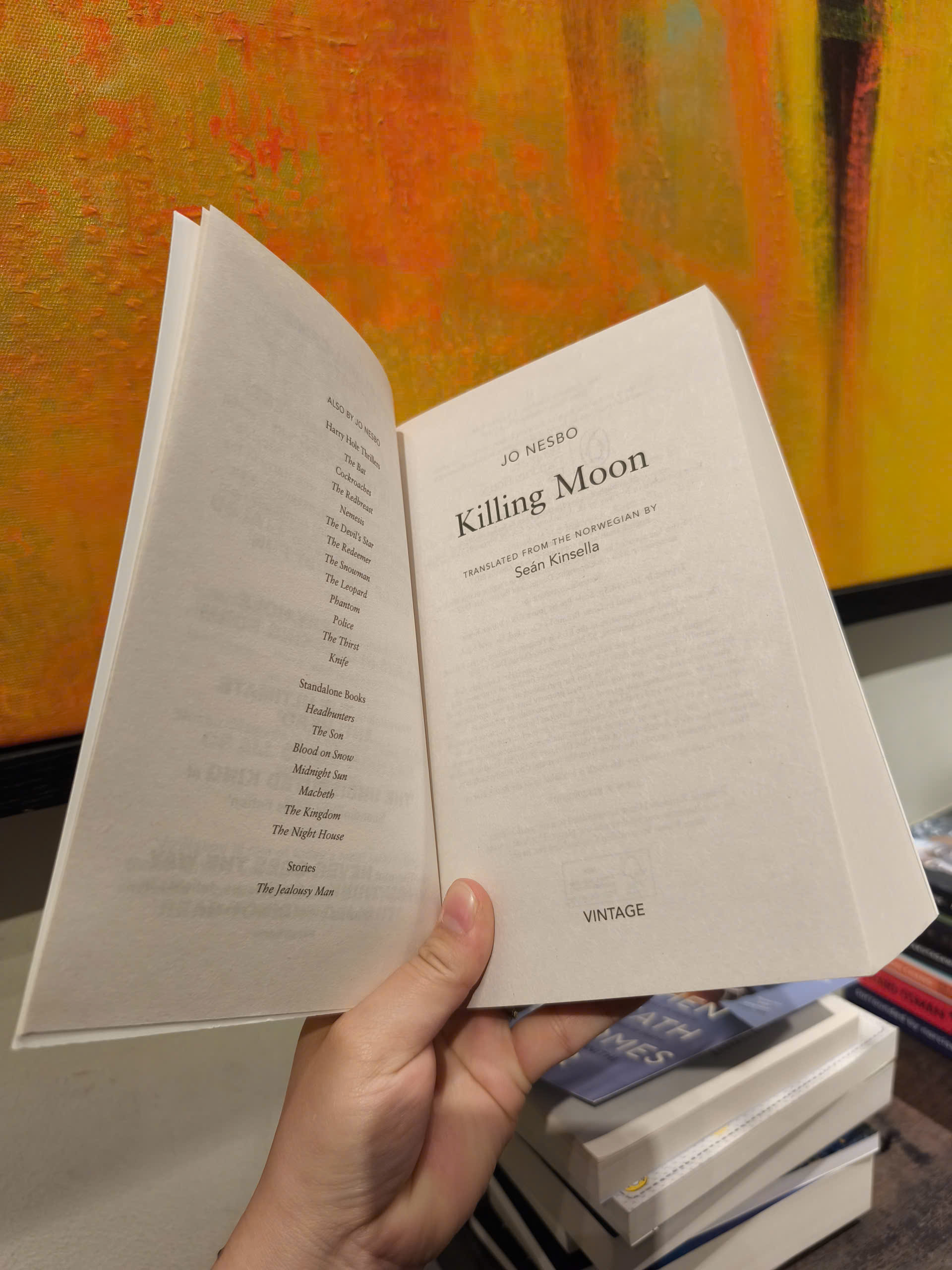 Sách - Killing Moon by Jo Nesbo : The NEW #1 Sunday Times bestselling thriller