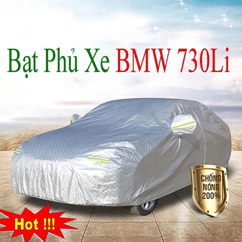 Bạt Phủ Xe Ô Tô BMW 730Li - Bạt Phủ Ô Tô 5 Chỗ 3 Lớp Cao Cấp Chống Mưa, Chống Nắng, Chống Cháy Loại 1