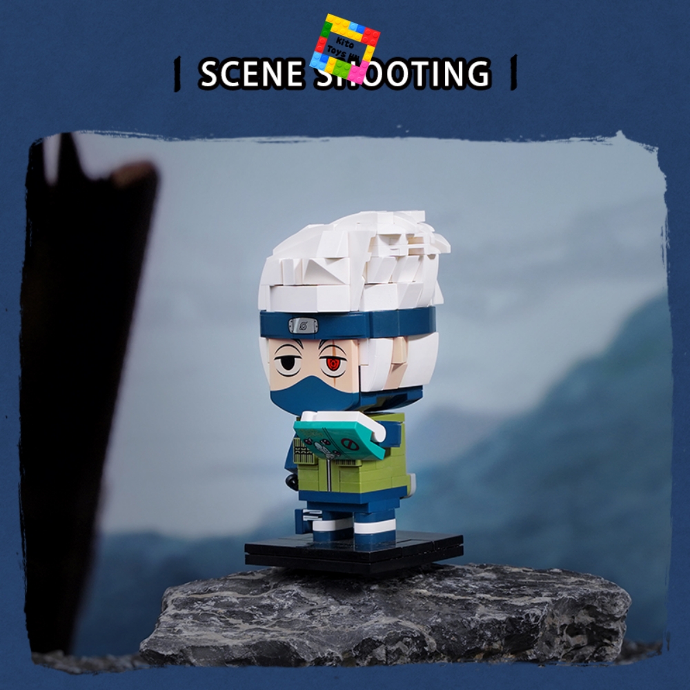 Đồ Chơi Naruto Keeppley Lắp Ráp Mô Hình Nhân Vật Truyện Tranh Kakashi Brickheadz K20504