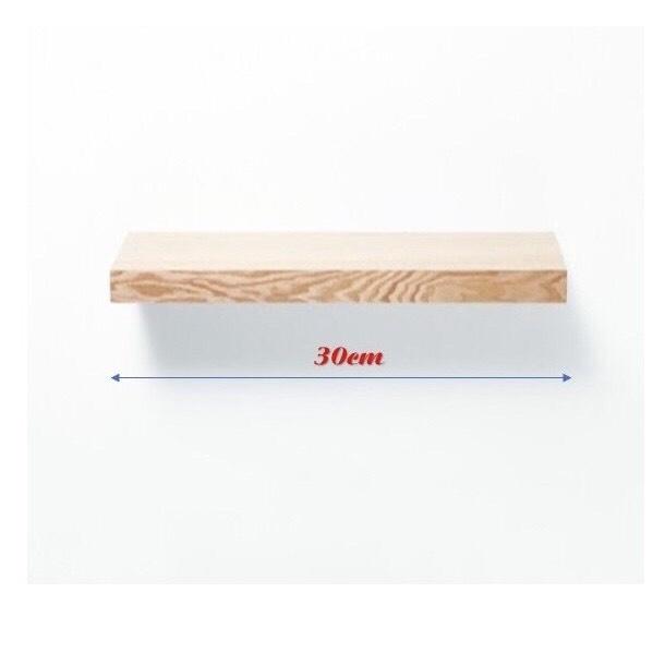 Set 3 Thanh Gỗ Treo Tường Trang Trí - Kệ Gỗ Thông Nhập Khẩu Loại 1 Bền Đẹp