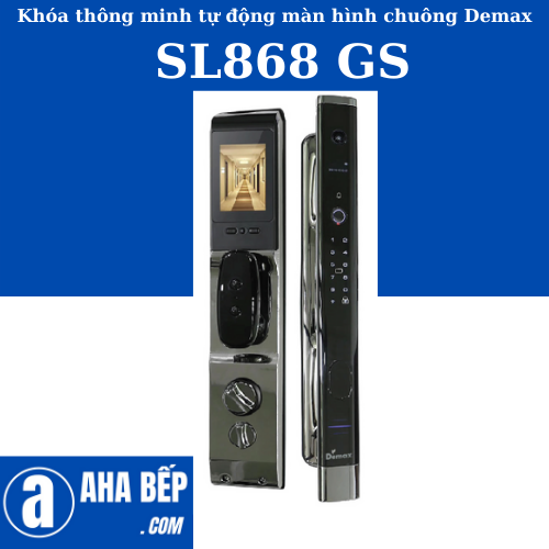 Khóa Thông Minh Tự Động Demax SL868 GS. Hàng Chính Hãng