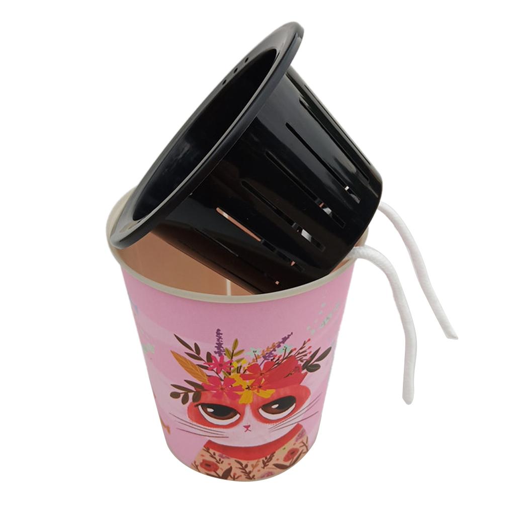 Self-watering Plant Flower Pot Creative Planter House Garden Office