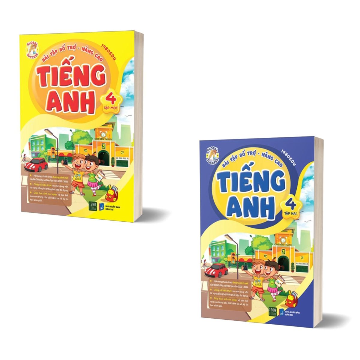 Combo Bài Tập Bổ Trợ - Nâng Cao Tiếng Anh 4 - Tập 1 + Tập 2