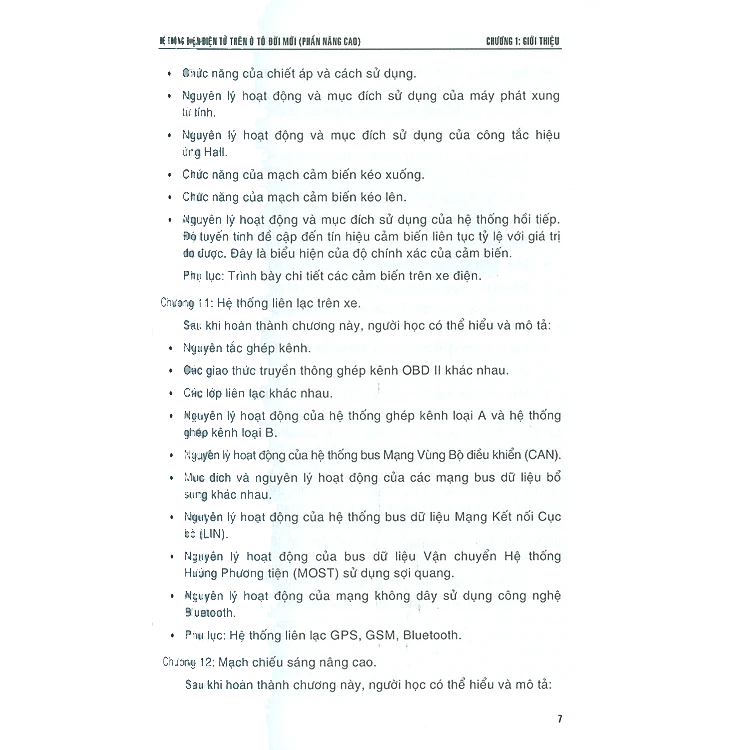 Hệ Thống Điện - Điện Tử Trên Ô Tô Đời Mới (Phần Nâng Cao) - STK