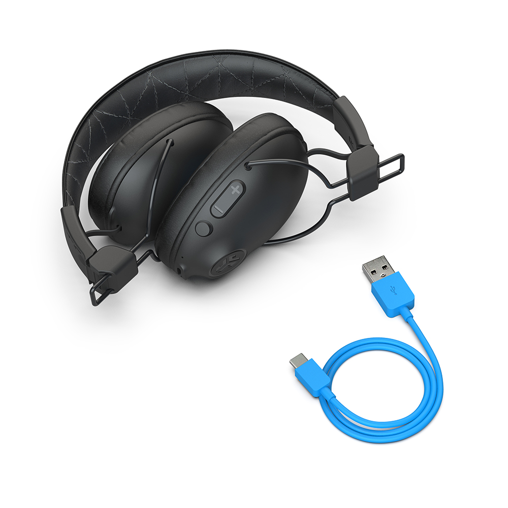 Tai nghe Bluetooth chụp tai TWS Jlab Studio Pro màu đen foam Over-ear thời gian nghe 50H bluetooth 5.0 âm thanh EQ3 - Hàng chính hãng - BH 2 năm 1 đổi 1