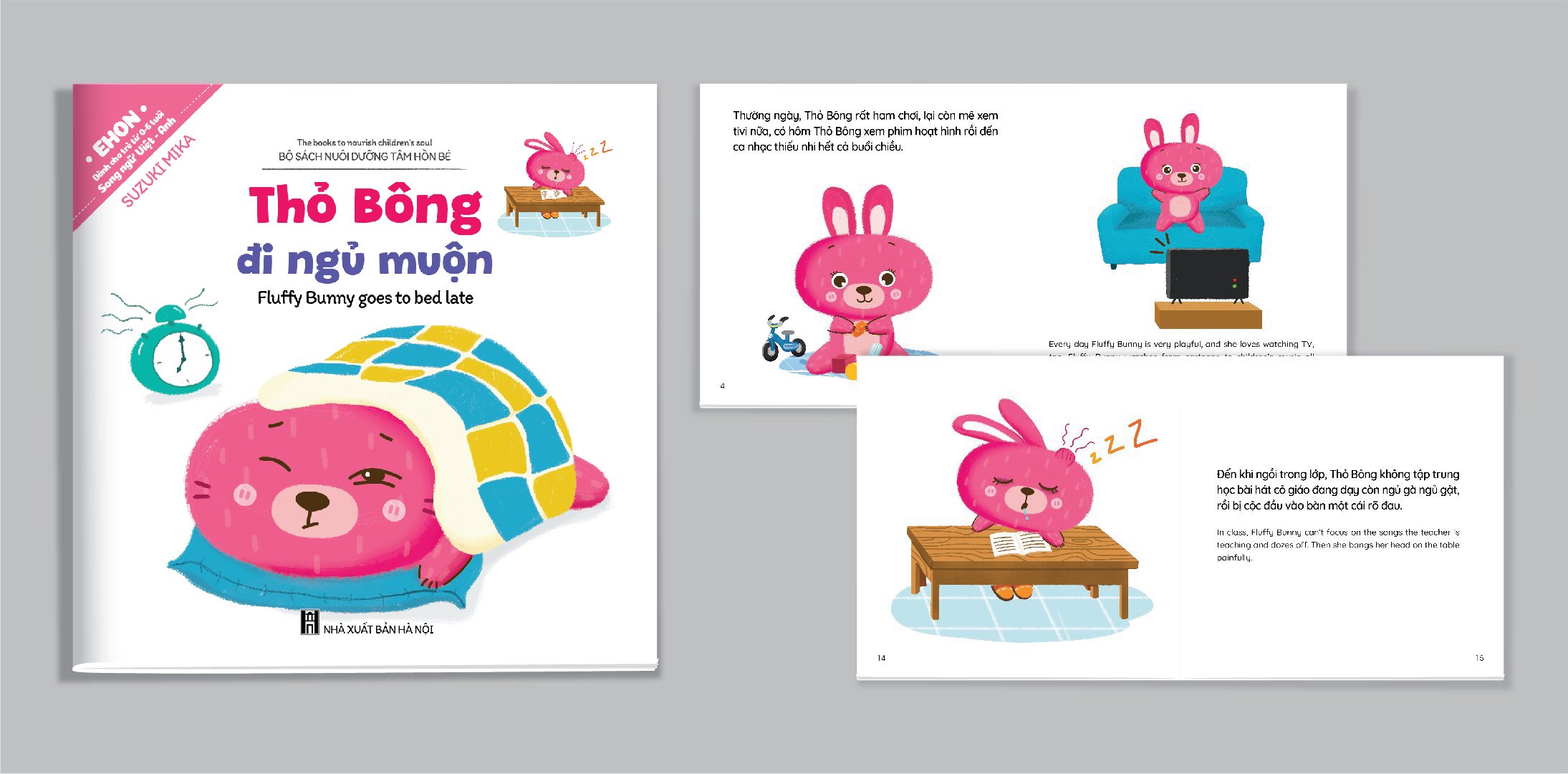Full Set Ehon Kỹ Năng Sống Thỏ Bông- Phát Triển Tư Duy Tích Cực Cho Bé Bộ 10 Cuốn - Tặng Vòng Dâu May Mắn Cho Bé