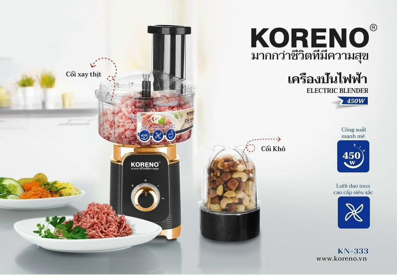 MÁY XAY SINH TỐ ĐA NĂNG KORENO KN333 - Thái Lan