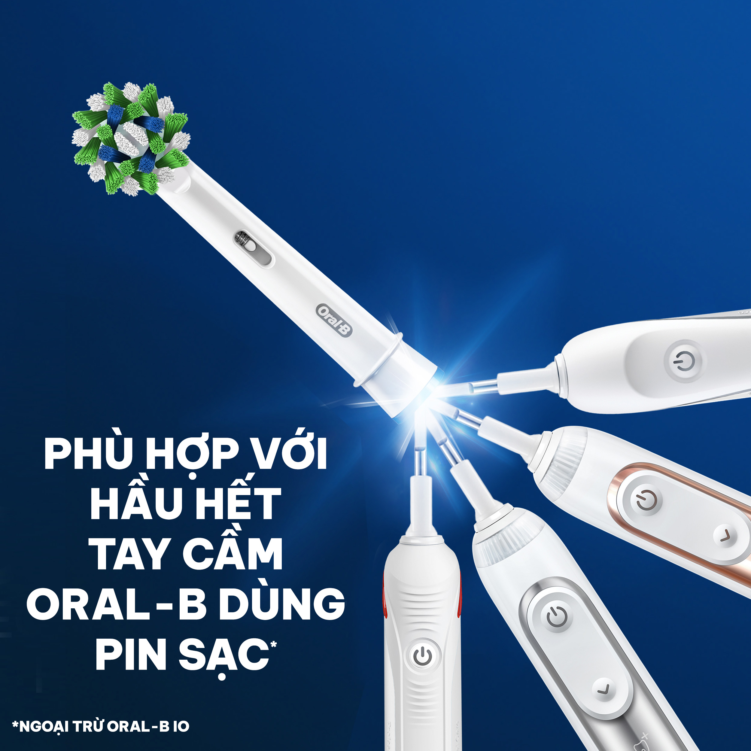 Đầu bàn chải Oral-B CrossAction- Hàng chính hãng 100%