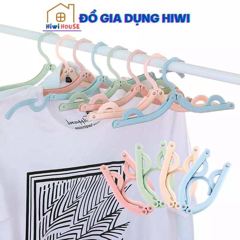 Móc Treo Quần Áo Gấp Gọn Thông Minh làm bằng nhựa cao cấp, thích hợp đi cắm trại du lịch, phượt, dã ngoại, câu cá