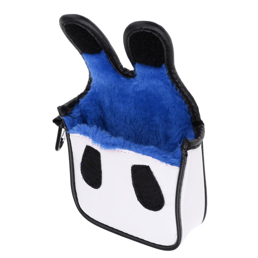 2Pcs Golf Mallet Putter Cover Headcover Club Protector 5.1x 4.5inch