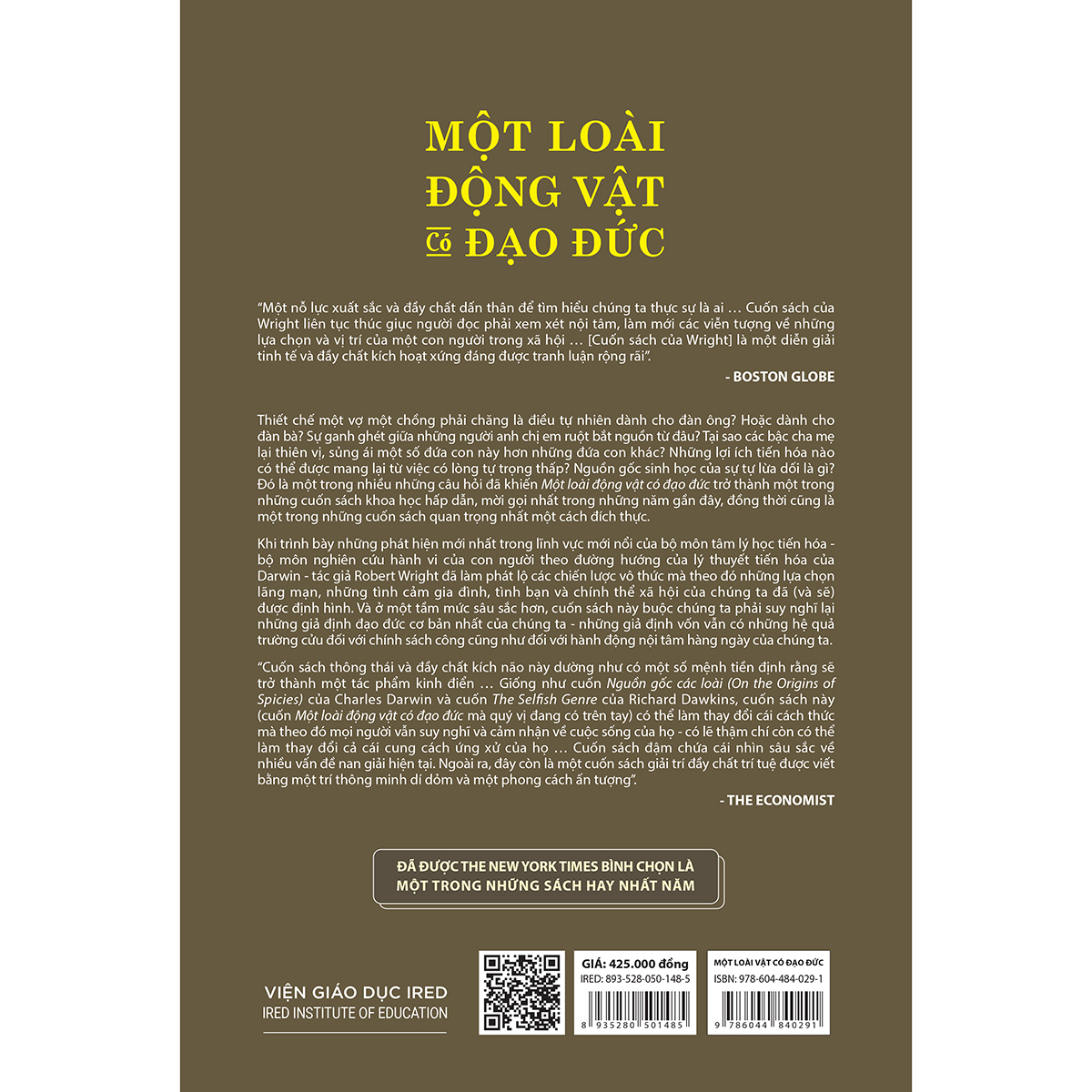 Một Loài Động Vật Có Đạo Đức
