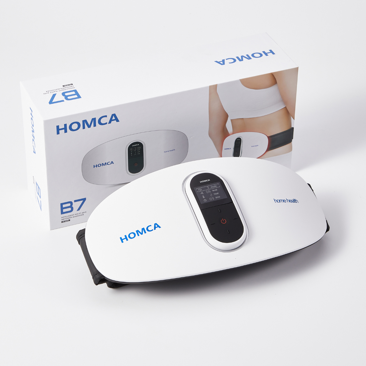 Máy massage bụng, thắt lưng thông minh HOMCA B7 - có điều khiển từ xa