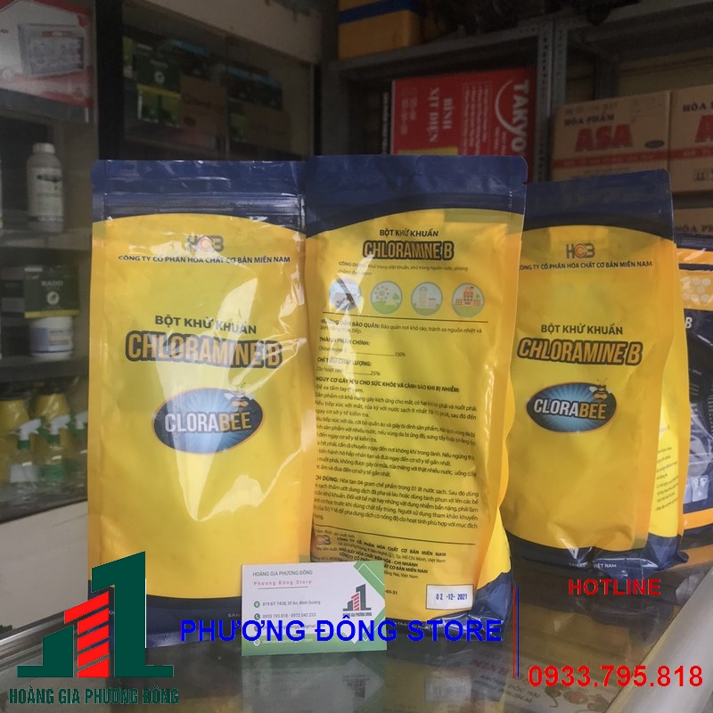 Bột khử khuẩn Chloramin B Việt Nam_ 1kg